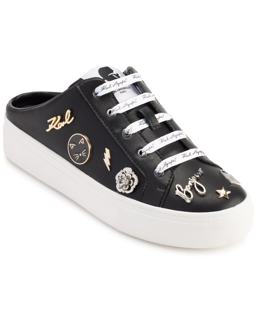 KARL LAGERFELD Cordelia Leather Sneaker Mule (@Delhi Studio)