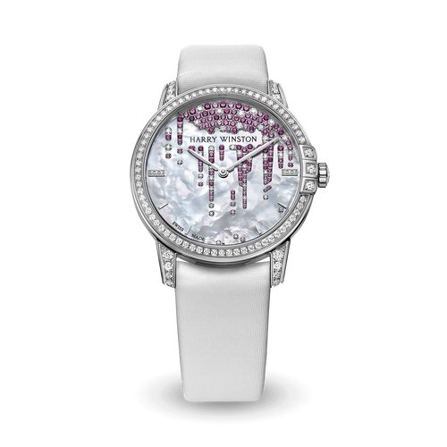 HARRY WINSTON Midnight Diamond Stalactites  Automatic movement, 36mm , White gold