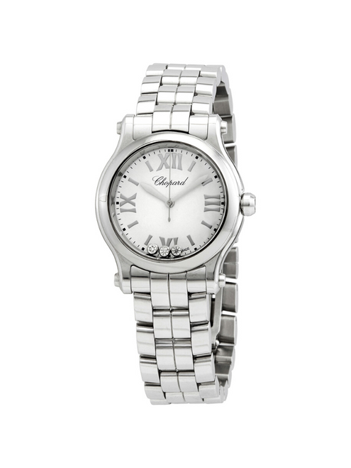 CHOPARD Happy Sport Quartz White Dial Ladies Watch