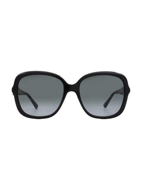 JIMMY CHOO Grey Gradient Square Ladies Sunglasses SADIE/S 0807/9O 56 (Arriving In Delhi)