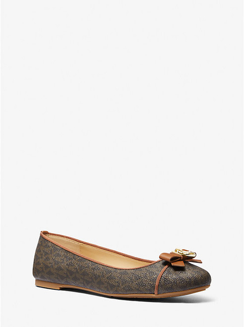 MICHAEL KORS  Honey Signature Logo Ballet Flat