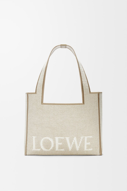 LOEWE  Medium Font Tote Bag - Ecru