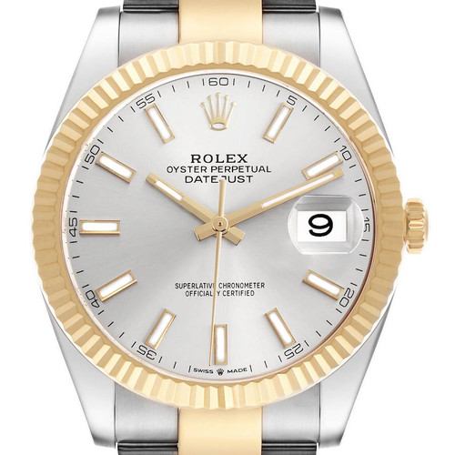 ROLEX Datejust 41 Steel Yellow Gold Mens Watch 126333 Image 1