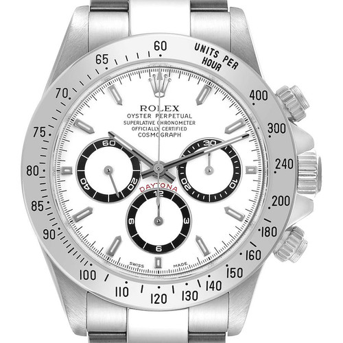 ROLEX Cosmograph Daytona White Dial Zenith Movement Mens Watch 16520 Image 1