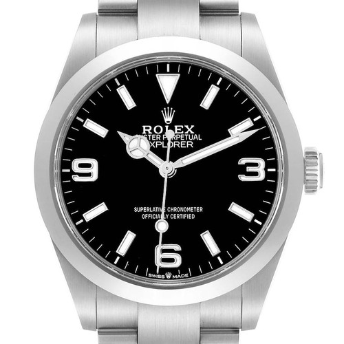 ROLEX Explorer I 40Mm Black Dial Steel Automatic Mens Watch 224270 Image 1