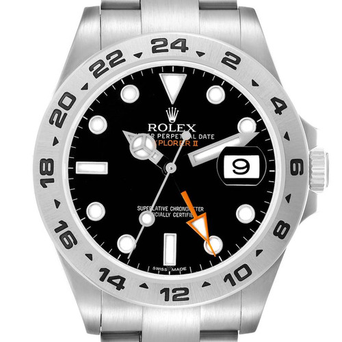 ROLEX Explorer Ii 42 Black Dial Steel Mens Watch 216570 Image 1