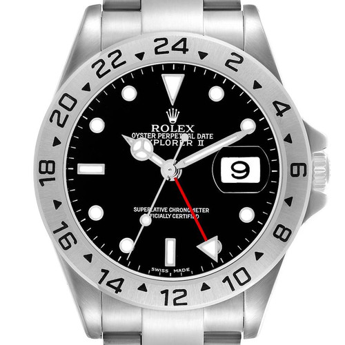 ROLEX Explorer Ii Black Dial Automatic Steel Mens Watch 16570 Image 1