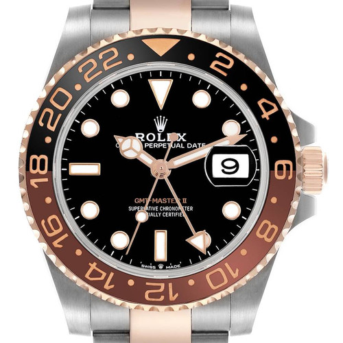 ROLEX Gmt Master Ii Root Beer Bezel Steel Rose Gold Mens Watch 126711 Image 1 ROLEX Gmt Master Ii Root Beer Bezel Steel Rose Gold Mens Watch 126711 Image 1