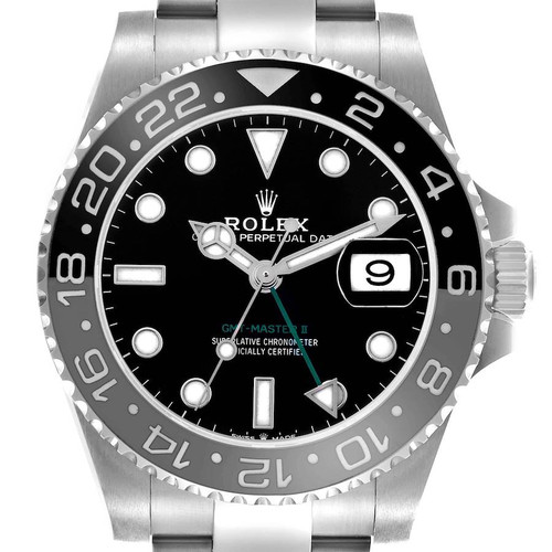 ROLEX Gmt Master Ii Black Gray Bruce Wayne Bezel Steel Mens Watch 126710 Image 1