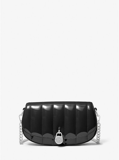 MICHAEL KORS Mila Small Patent Convertible Crossbody Bag