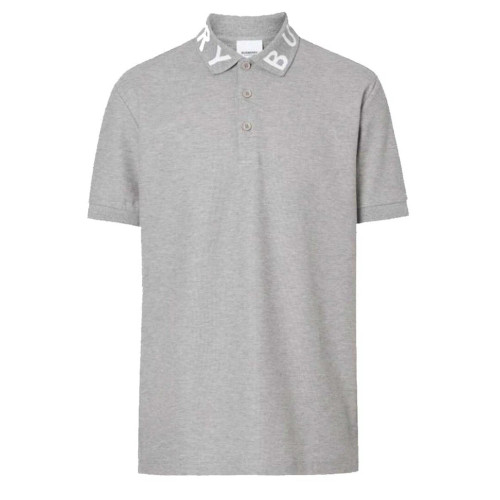BURBERRY Rylan Pale Gray Cotton White T-shirts (@Delhi Studio)