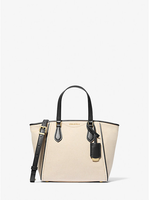 MICHAEL KORS Taryn Small Canvas Convertible Crossbody Bag