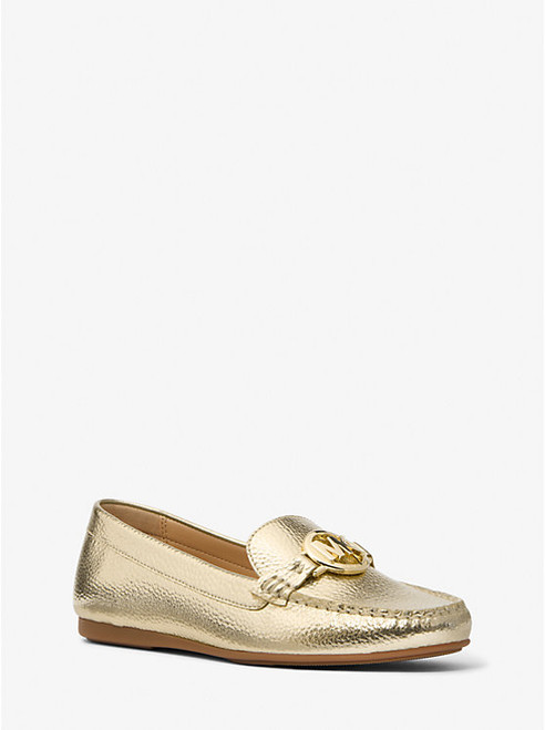 MICHAEL KORS Fulton Metallic Moccasin PALE GOLD Image 1