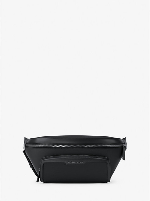 MICHAEL KORS Lautner Nylon Utility Sling Pack BLACK Image 1