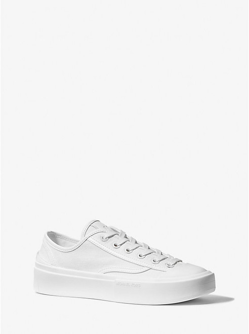 MICHAEL KORS Jude Canvas Sneaker OPTIC WHITE Image 1 MICHAEL KORS Jude Canvas Sneaker OPTIC WHITE Image 1