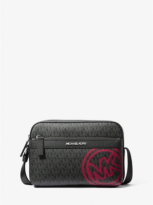 MICHAEL KORS  Cooper Embellished Signature Logo Utility Crossbody Bag - Dk Raspberry (@Delhi Studio)