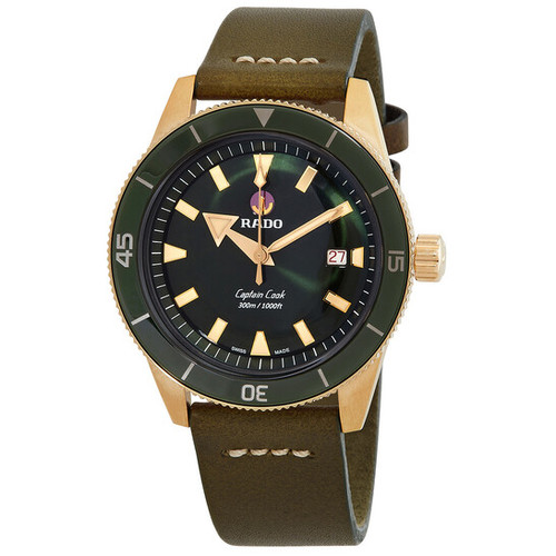 RADO   Captain Cook Automatic Green Dial Men's Watch