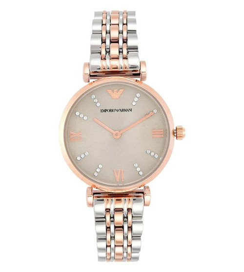 EMPORIO ARMANI AR1840 Gianni T-Bar Analog Watch for Women (@Delhi Studio)