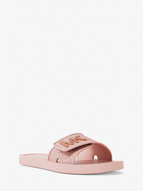 MICHAEL KORS Palmer Signature Logo Slide Sandal