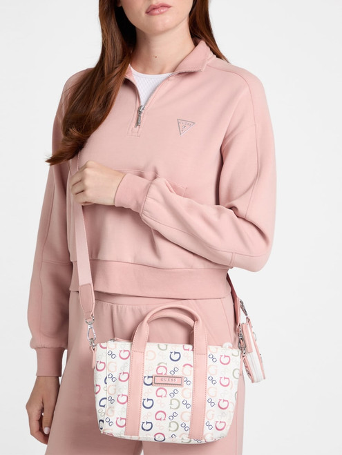 GUESS Canvas Logo Mini Tote MULTIPLECOLORS Image 1