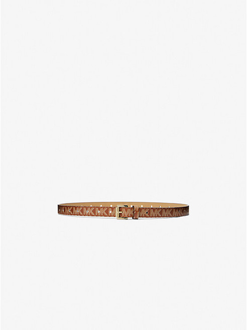 MICHAEL Michael Kors Reversible Faux Leather Belt with MK Logo