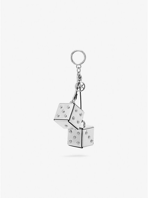 MICHAEL KORS Dice Bag Charm SILVER Image 1