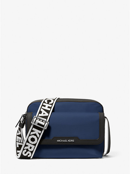 MICHAEL KORS Lautner Medium Nylon Camera Crossbody Bag NAVY Image 1