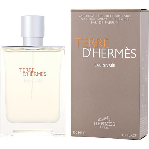 HERMES terre d'Eau Givree Eau De Parfum Refillable Spray 3.3 Oz Image 1