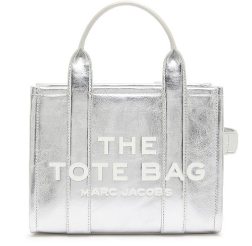 MARC JACOBS The Small Tote Bag -Mettalic Silver