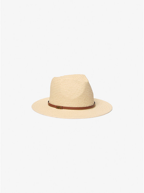 MICHAEL KORS Straw Hat LT TAN/LUGGAGE Image 1