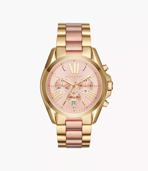 MICHAEL KORS Bradshaw Chronograph Two-Tone Stainless Steel Watch Mk6359 Image 1