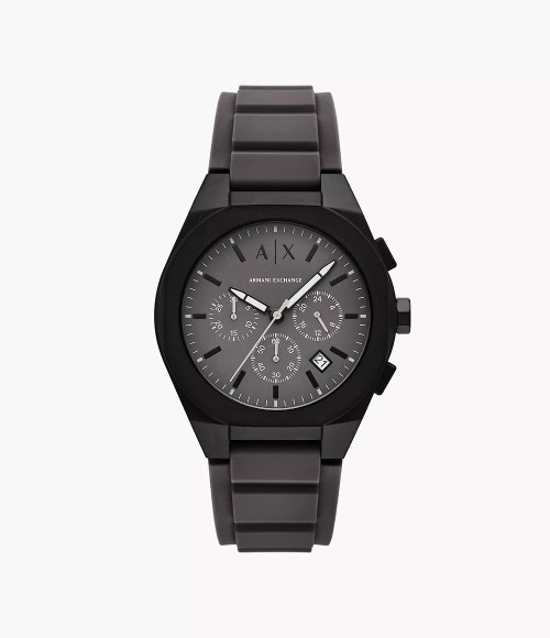 ARMANI EXCHANGE Sync Chronograph Gray Silicone Watch Ax4191 Image 1