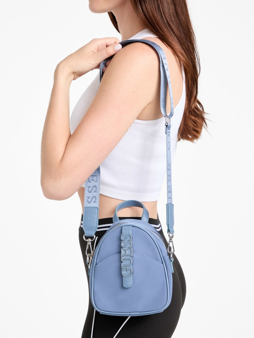 GUESS Nylon Mini Backpack BLUE Image 1