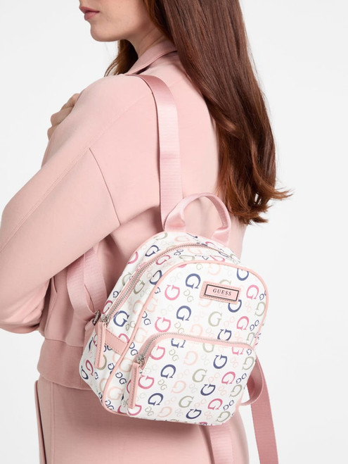 GUESS Canvas Logo Backpack MULTIPLECOLORS Image 1