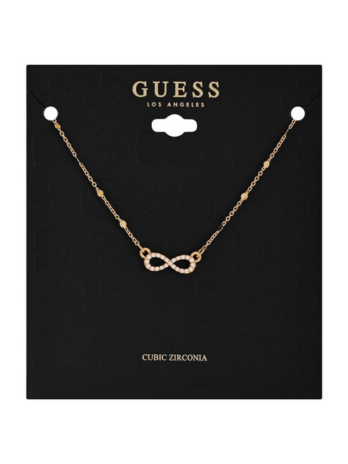GUESS Gold-Tone Infinity Necklace GOLD Image 1