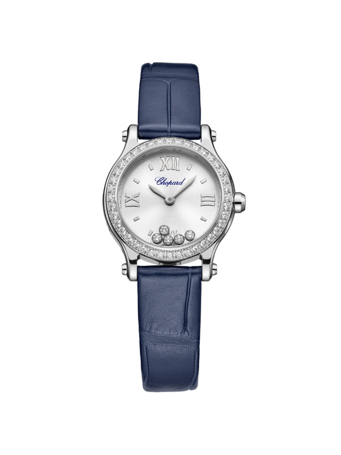 CHOPARD Happy Sport 25 Mm, Quartz, Lucent Steel™, Diamonds