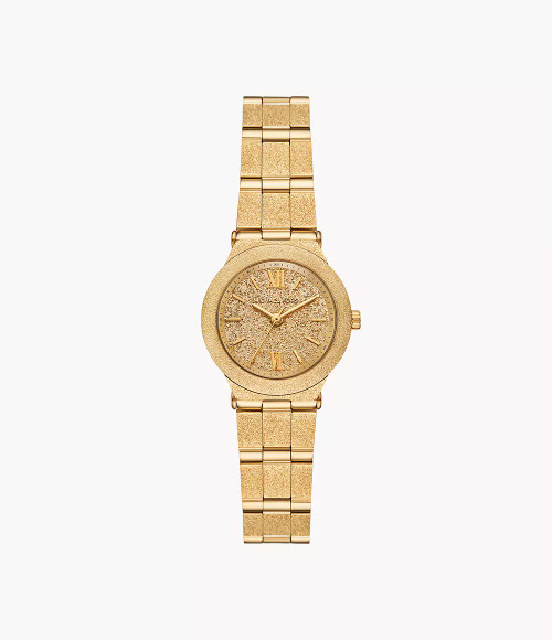 MICHAEL KORS Billie Three-Hand Gold-Tone Stainless Steel Watch Mk7554 Image 1