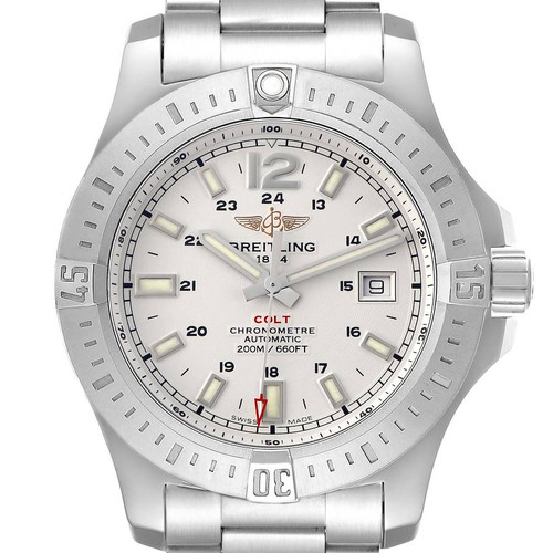BREITLING Colt White Dial Automatic Steel Mens Watch A17388 Image 1