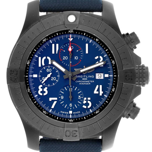 BREITLING Super Avenger Night Mission Titanium Dlc Mens Watch V13375 Image 1