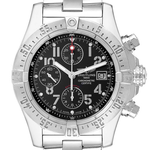 BREITLING Aeromarine Avenger Skyland Black Dial Mens Watch A13380 Image 1