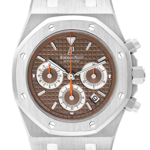 AUDEMARS PIGUET Royal Oak Brown Dial Steel Mens Watch 26300St Image 1