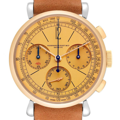 AUDEMARS PIGUET Remaster 01 Limited Edition Rose Gold Steel Mens Watch 26595Sr Image 1