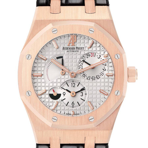 AUDEMARS PIGUET Royal Oak Dual Time Rose Gold Mens Watch 26120Or Image 1