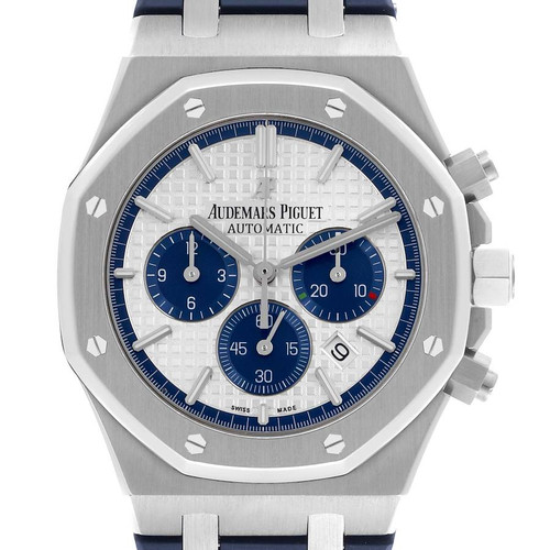 AUDEMARS PIGUET Royal Oak 41Mm White Dial Limited Edition Steel Mens Watch 26326St Image 1