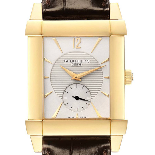 PATEK PHILIPPE Gondolo Yellow Gold Silver Dial Mens Watch 5111J 5111 Image 1