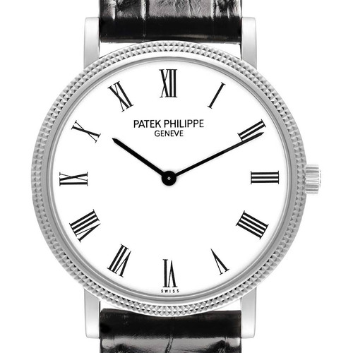 PATEK PHILIPPE Calatrava White Gold Automatic Mens Watch 5120 5120G Image 1