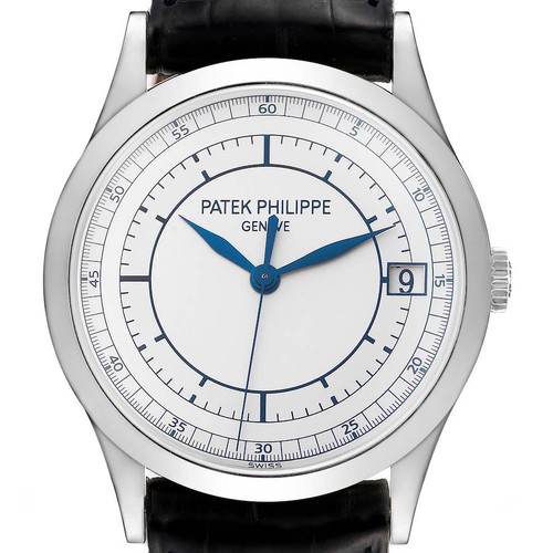 PATEK PHILIPPE Calatrava White Gold Silver Dial Automatic Mens Watch 5296G 5296 Image 1 PATEK PHILIPPE Calatrava White Gold Silver Dial Automatic Mens Watch 5296G 5296 Image 1