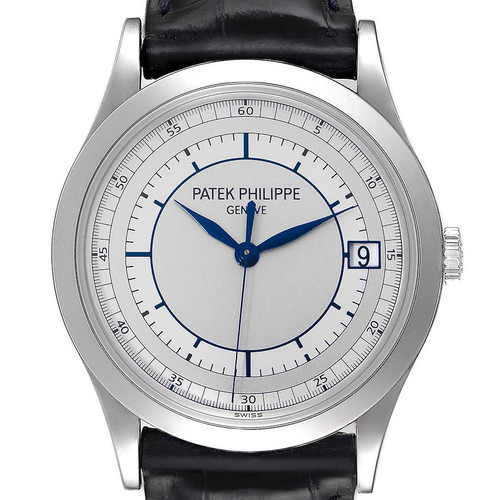 PATEK PHILIPPE Calatrava White Gold Automatic Mens Watch 5296 5296G Image 1 PATEK PHILIPPE Calatrava White Gold Automatic Mens Watch 5296 5296G Image 1