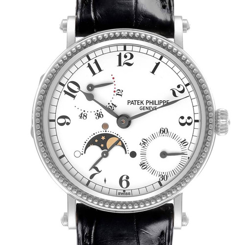 PATEK PHILIPPE Complications Moonphase White Gold Mens Watch 5015 5015G Image 1