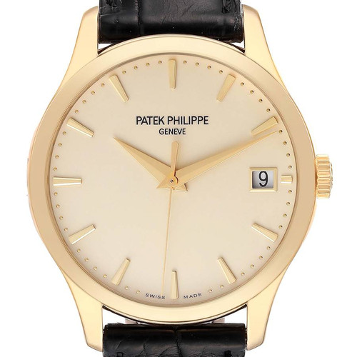 PATEK PHILIPPE Calatrava Hunter Case Yellow Gold Mens Watch 5227 5227J Image 1